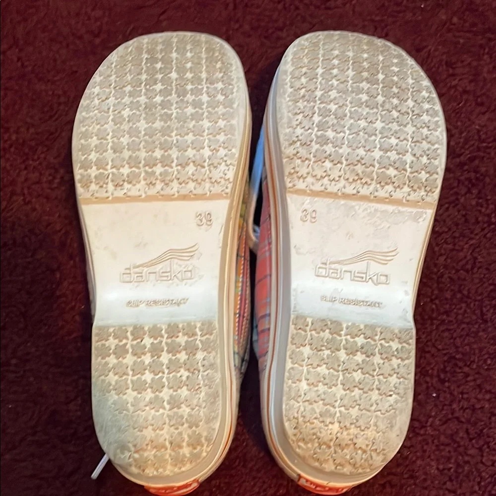 Dansko Multicolor Plaid Sneakers - Picture 4 of 6